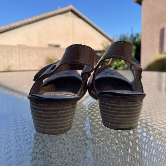 Pikolinos Size 38 / 7.5 - 8 Gandia Perforated Nude - Picture 5 of 9